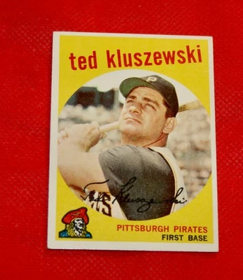 Tarjeta Topps 1959 #35 - Piratas Ted Kluszewski Foto 1 de 2