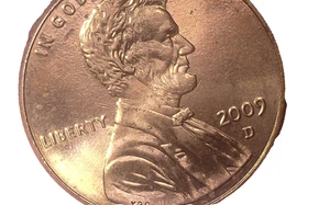 2009 D  BU  Early Childhood Lincoln Log Cabin Penny with DDO/DDR errors. - Picture 1 of 10