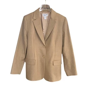 Blazer Pendleton Academia Lana Mujer Talla 10 Camel Tostado Chaqueta Preppy Colegial - Imagen 1 de 6