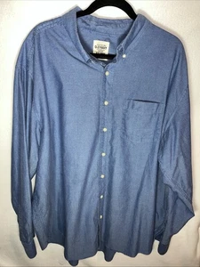 Old Navy Men’s Blue Button Down Shirt  Long Sleeve Size XXL Classic - Picture 1 of 15