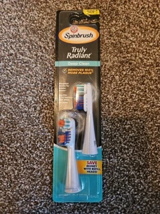 Cabezales de cepillo de repuesto suaves de limpieza profunda verdaderamente radiantes Arm & Hammer Spinbrush nuevos - Imagen 1 de 5