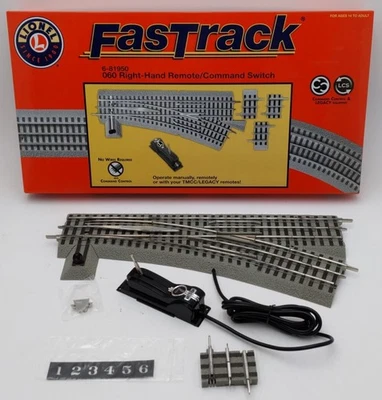 Interruptor de mando remoto Lionel 6-81950 O O60 FasTrack para mano derecha Foto 1 de 4