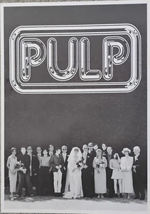 PÓSTER COMERCIAL PULP "DIFFERENT CLASS" 1990 Reino Unido - Jarvis Cocker, Britpop - Imagen 1 de 1