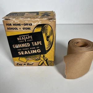 Nastro gommato NeaTape vintage per sigillare Finest Kraft made in USA - Foto 1 di 9