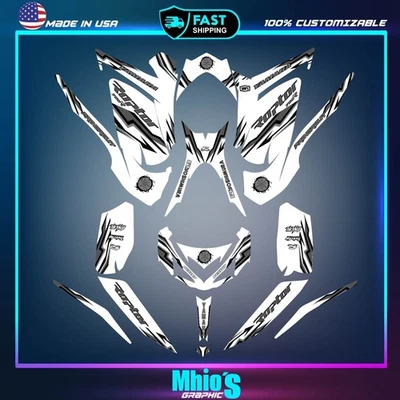 Yamaha Raptor 700 700R Kit Gráficos 2013 2014 2017 a 2025 Calcomanías Pegatinas ATV Foto 1 de 4