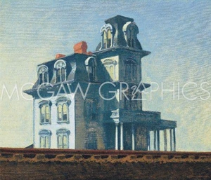 House by the Railroad 1925, Edward Hopper, Wall Decor Art Print Poster 11" x 14" - Picture 1 of 2