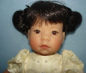 10" MAIA Asian Baby Doll Reva Schick Artist Studio Lee Middleton Original Dolls