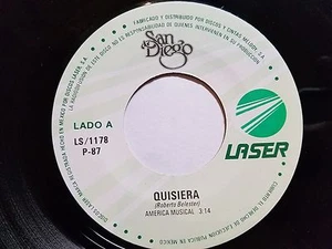 SAN DIEGO - Quisiera / Adios Adios RARE 7" LATIN AOR POP BALLADS Laser - Imagen 1 de 2