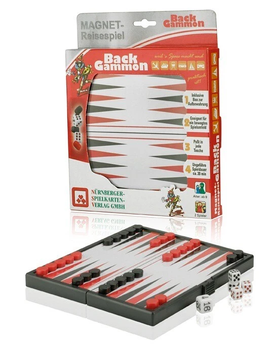Reisespiel Backgammon - magnetisch - Bild 1 von 1