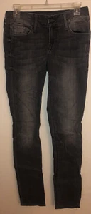 Black Orchid Los Angeles Sz 28 Jewel Skinny Leg Gray Jeans Pants Womens - Picture 1 of 8