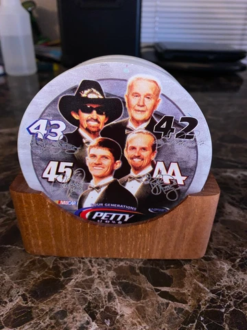 NASCAR Petty Racing Four Generations Drinking Coasters Cover