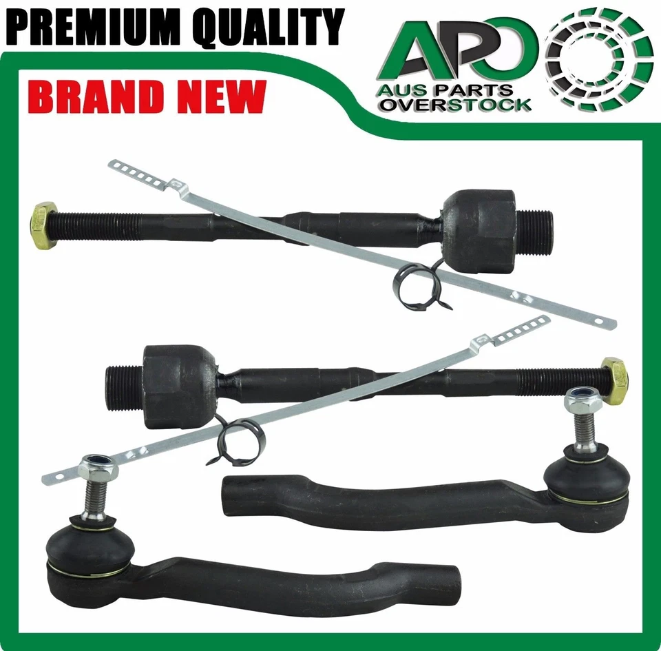 Nuevo juego de 4 piezas de extremos de varilla de amarre interior y exterior para Nissan X-Trail Xtrail T31 Foto 1 de 1