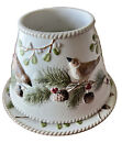 Yankee Candle Holder With Under Plate Birds