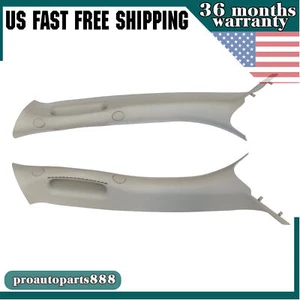 02-10 For Dodge Ram Pair Set Pull Grab Handle A Pillar Windshield Post Trim - Picture 1 of 8