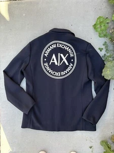 Armani Exchange Blue & Red Trim Logo Blazer Men’s XL - Picture 1 of 9