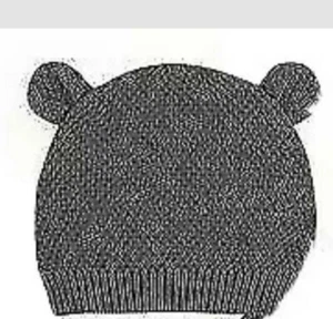 Gerber Modern Moments Organic Baby Hat w/Ears Size Newborn Gray #GC1 - Picture 1 of 1