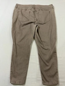 Ana Ana Approach Tan Jeans Pants Womens Size 16 Petite Short Stretch - Picture 1 of 12