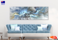 Framed Abstract Teal sky nature Wall Canvas Home Decor Australian Made Quality