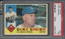 1960 Topps #493 Duke Snider Los Angeles Dodgers HOF PSA 7 NM