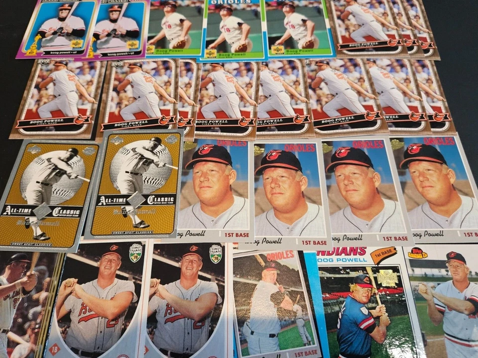 BOOG POWELL YOU PICK SEE SCANS OF EVERY CARD BALTIMORE ORIOLES GREAT BUY ALL - Image 1 of 1