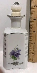 ANTIGUA botella de perfume de porcelana original japonesa con tapón - Imagen 1 de 11