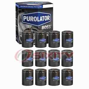 12 pc Purolator BOSS PBL24457 Engine Oil Filters for Oil Change Lubricant qb