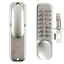 DIGITAL PUSH BUTTON DOOR LOCK KEYLESS CODE COMBINATION ACCESS MECHANICAL LOCK