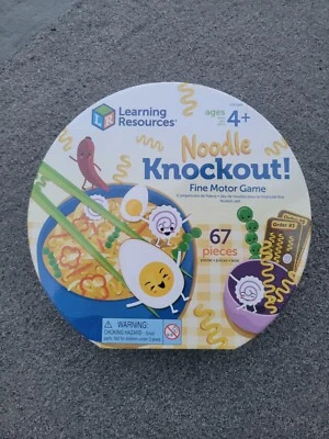 Learning Resources Boardgame Noodle Knockout Box VG+. A2 - Image 1 of 4