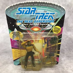 STAR TREK Modellino The Next Generation Lieutenant George La Forge Playmates - Leggi - Foto 1 di 9