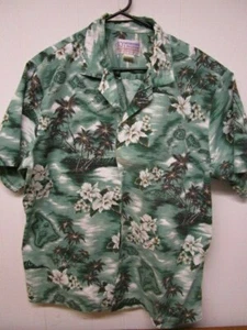 HAWAIIAN Print Men's Aloha Shirt / KY's International Fashion ~ X LARGE - Picture 1 of 3