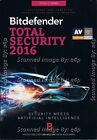 BITDEFENDER TOTAL SECURITY 2016 3 STCK. 2 JAHRE BRANDNEU WERKSEITIG VERSIEGELT EINZELHANDEL!!!