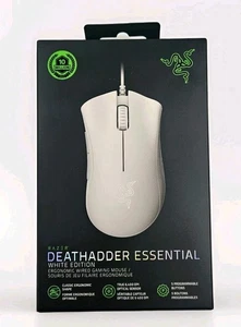 Razer DEATHADDER ESSENTIAL Wired Optical Gaming Mouse - WHITE RZ01-03850200-R3U1 - Picture 1 of 9