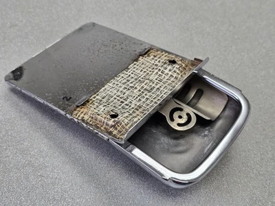 NICE USED ORIGINAL GHE PORSCHE 356A 356B 356C 356SC CHROME ASHTRAY WITH MOUNT #2 - Image 1 of 4