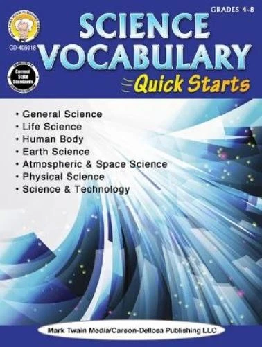 Linda Armstrong Science Vocabulary Quick Starts, Grades 4 (Hardback) (US IMPORT) - Image 1 of 1