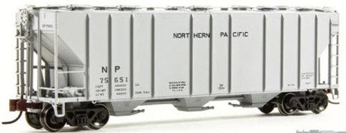 N BLMA #11084 PS-2-CD 4000 3-Bay Covered Hopper Northern Pacific Rd# 75651 - Image 1 of 1