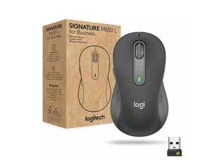 Logitech Signature M650 L for Business Wireless Mouse - Graphite - Afbeelding 1 van 3