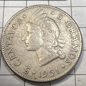 República Dominicana 1951 5 centavos - Imagen 1 de 5