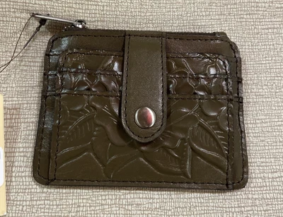 NUEVO CON ETIQUETAS Patricia Nash Para Mujer Rosa Toled Champiñón Cassis Estuche para Tarjetas Cartera Foto 1 de 4