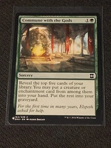 Magic the Gathering Eternal Masters Mystery Booster Commune with the Gods - Picture 1 of 2