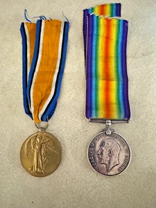 WW1 British War & Victory Medals - Picture 1 of 17