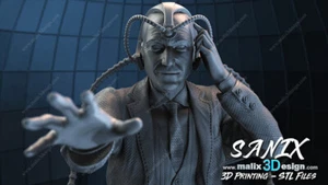 Stampato in 3D - Resina - Professor X - XMan - Malix3Design - scala 1/10 - Foto 1 di 8