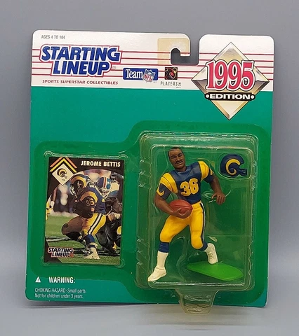 1995 Starting Lineup Jerome Bettis Los Angeles Figure and Card HOF 2015 Cover