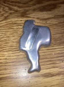 Ausstecher Weihnachtsmann, Weihnachten Metall - ca.  3-7/8"T - Bild 1 von 2