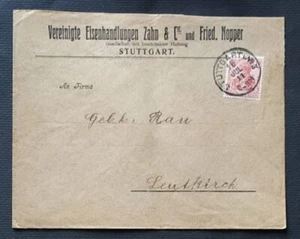 334 GERMANY 1916 STUTTGART No3 CANCEL ON COVER (#796) - Picture 1 of 1