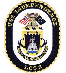 5" NAVY USS INDEPENDENCE LCS-2 BESTICKTER AUFNÄHER - Bild 1 von 1
