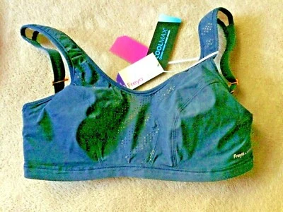 Freya 32DD Active Atomic Navy Force Crop Top Soft Cup Sports Bra Style 4000 NWT - Image 1 of 4