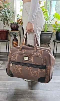 Liz Claiborne Carryon Rolling Travel Luggage Overnight Bag  - Image 1 of 4