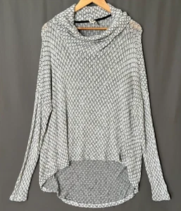 Anthropologie Akemi + Kin Aiden Pullover Sweater Cowl Neck High Low M/L - Picture 1 of 4