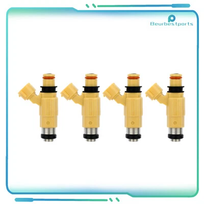 4 inyectores de combustible para Mitsubishi Lancer 2,0 L 2002 2003 Galant 2,4 L 2001 2002 2003 Foto 1 de 4