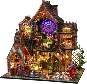 DIY Miniature House Kit for Adults 3D Puzzle Dollhouse with Furniture Miniature - Picture 1 of 7